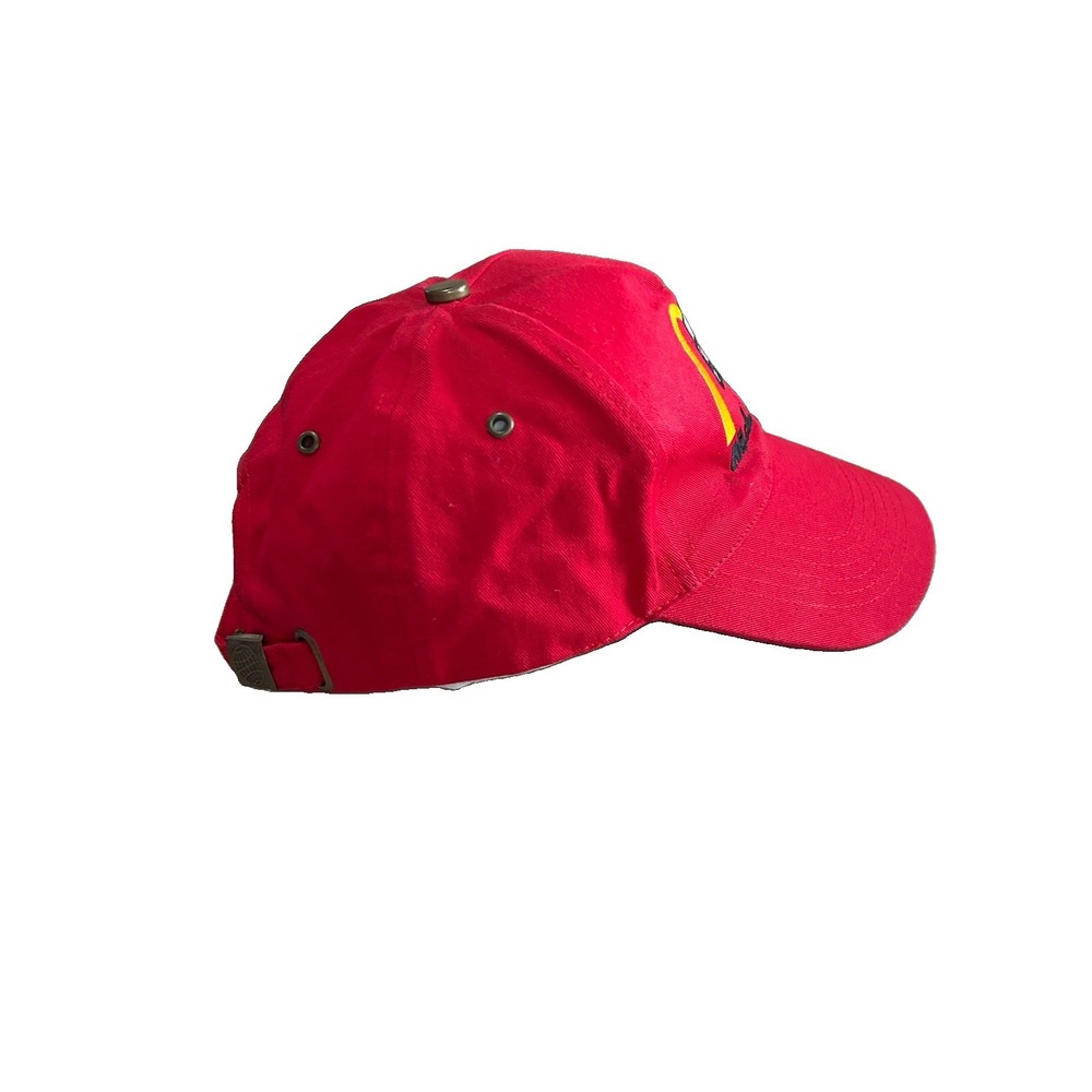 McLenin's Parody Vladimir Lenin McDonald's Red Baseball Cap Hat Vintage Novelty - Picture 5 of 9